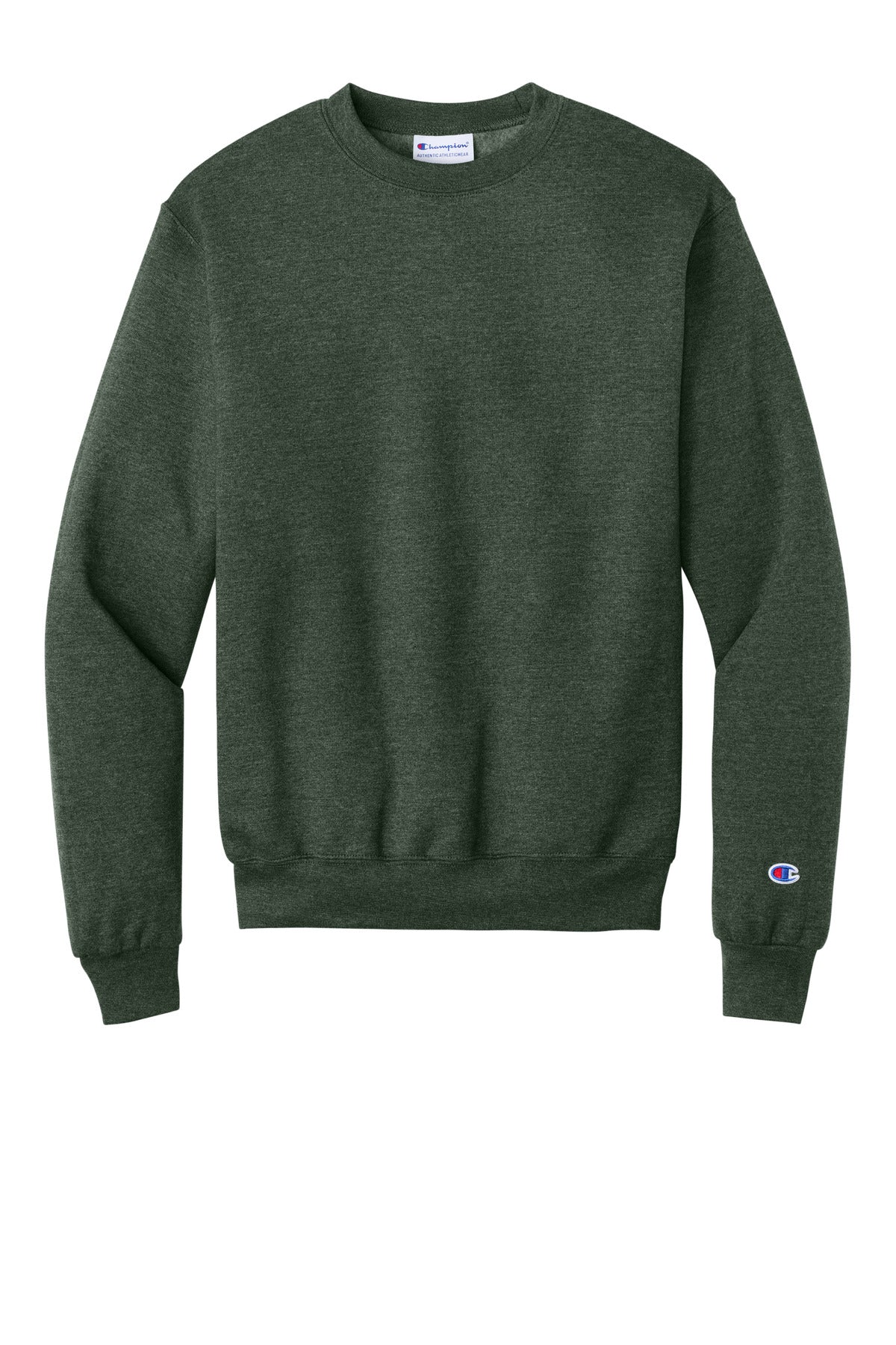 Custom Embroidered Champion Sweatshirts/Fleece in Dark Green Heather