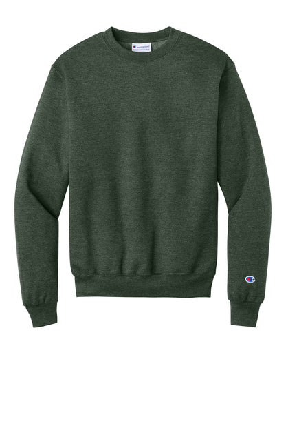 Custom Embroidered Champion Sweatshirts/Fleece in Dark Green Heather
