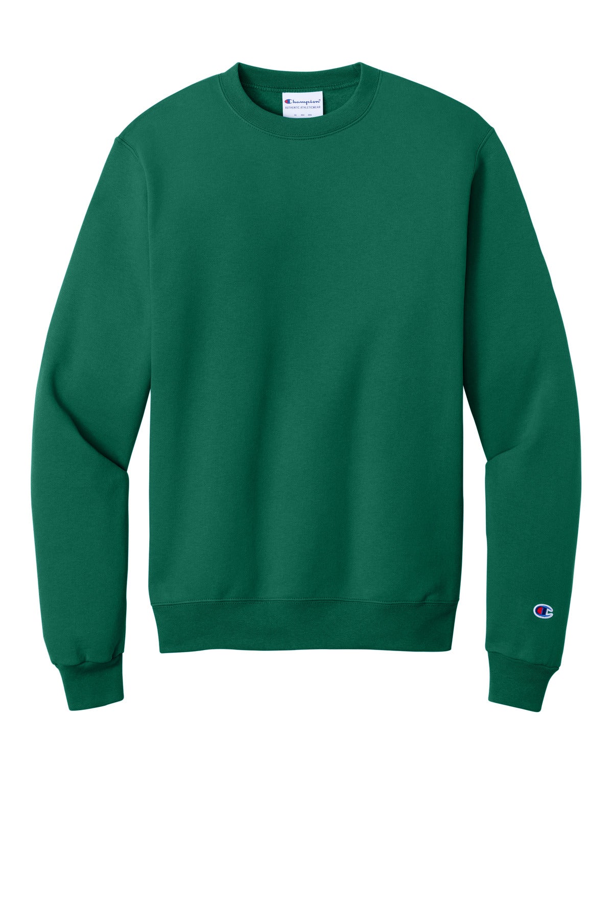 Custom Embroidered Champion Sweatshirts/Fleece in Emerald Green