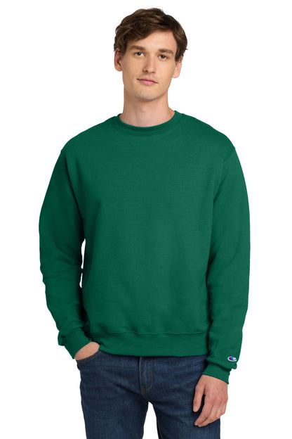 Custom Embroidered Champion Sweatshirts/Fleece in Emerald Green