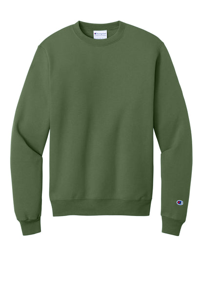 Custom Embroidered Champion Sweatshirts/Fleece in Fresh Olive