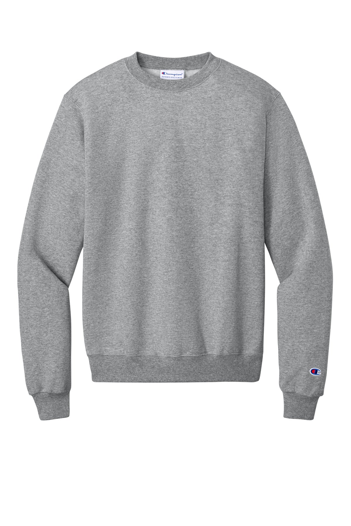 Custom Embroidered Champion Sweatshirts/Fleece in Light Steel