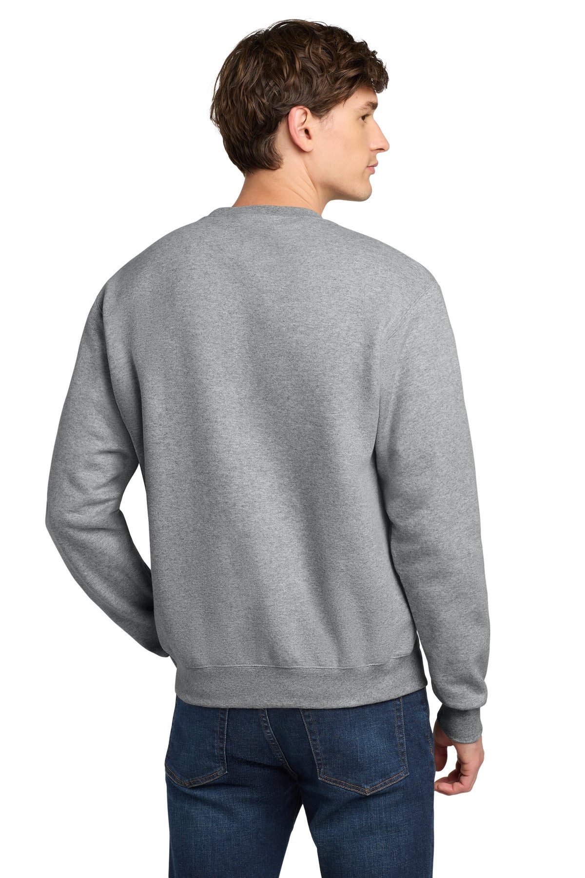 Custom Embroidered Champion Sweatshirts/Fleece in Light Steel