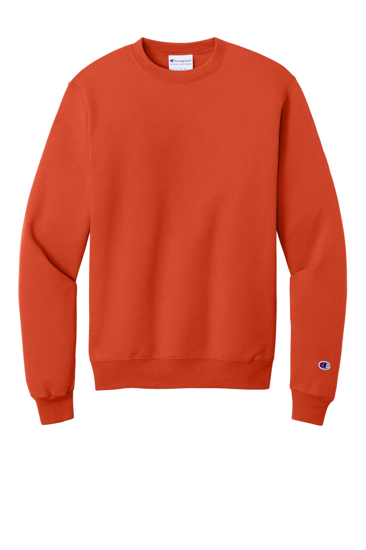Custom Embroidered Champion Sweatshirts/Fleece in Orange