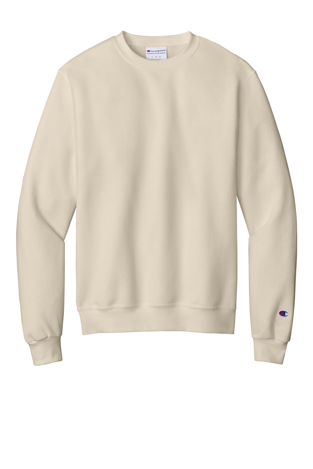 Custom Embroidered Champion Sweatshirts/Fleece in Sand