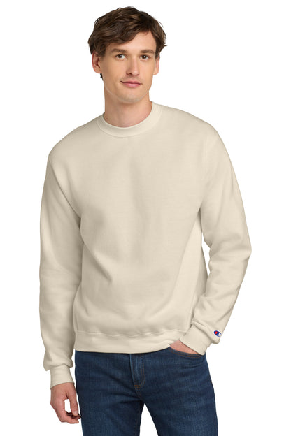 Custom Embroidered Champion Sweatshirts/Fleece in Sand