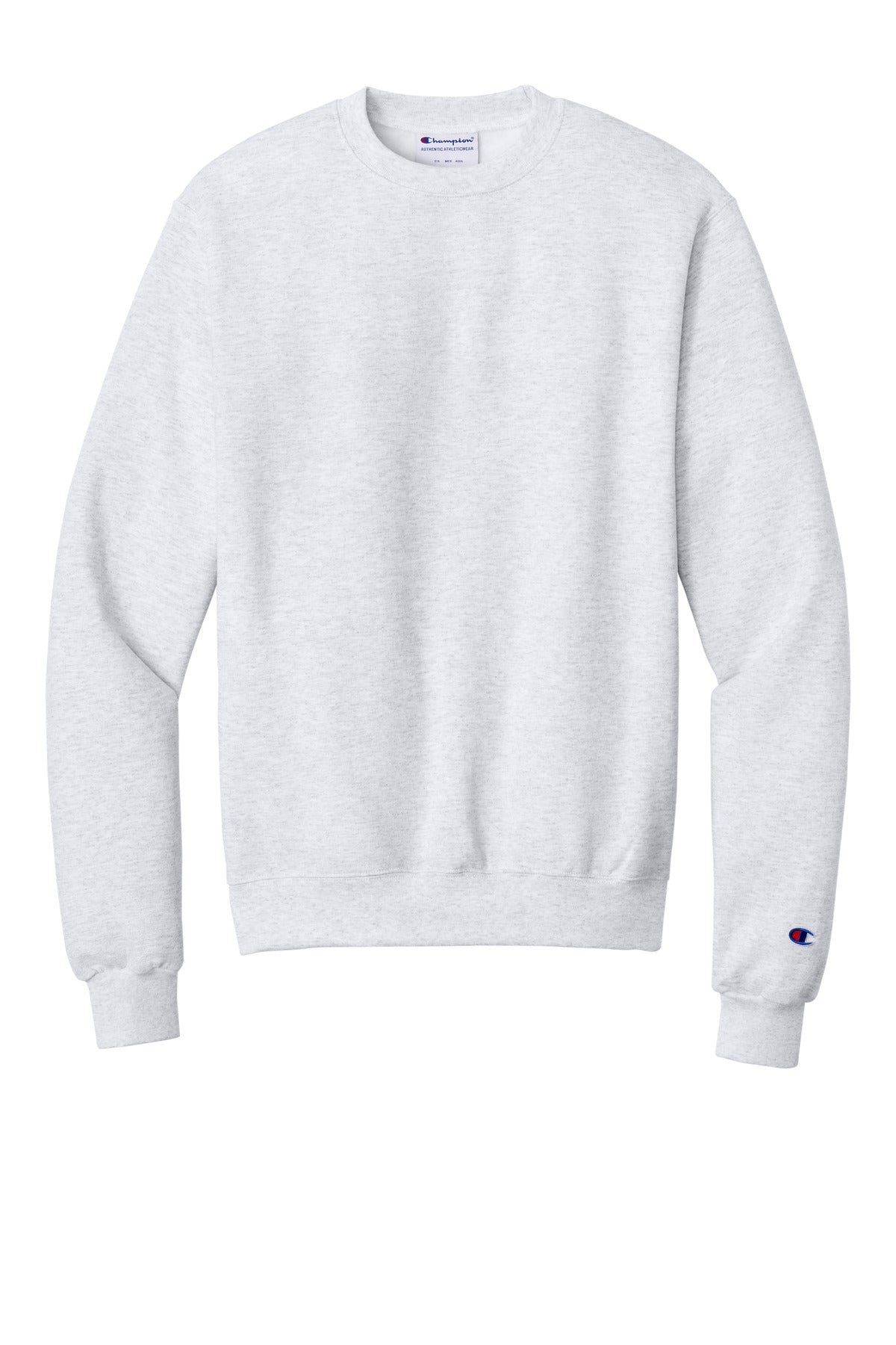 Custom Embroidered Champion Sweatshirts/Fleece in Silver Grey