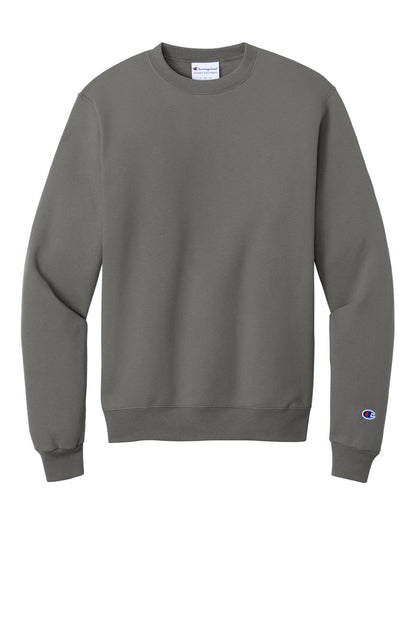 Custom Embroidered Champion Sweatshirts/Fleece in Stone Gray