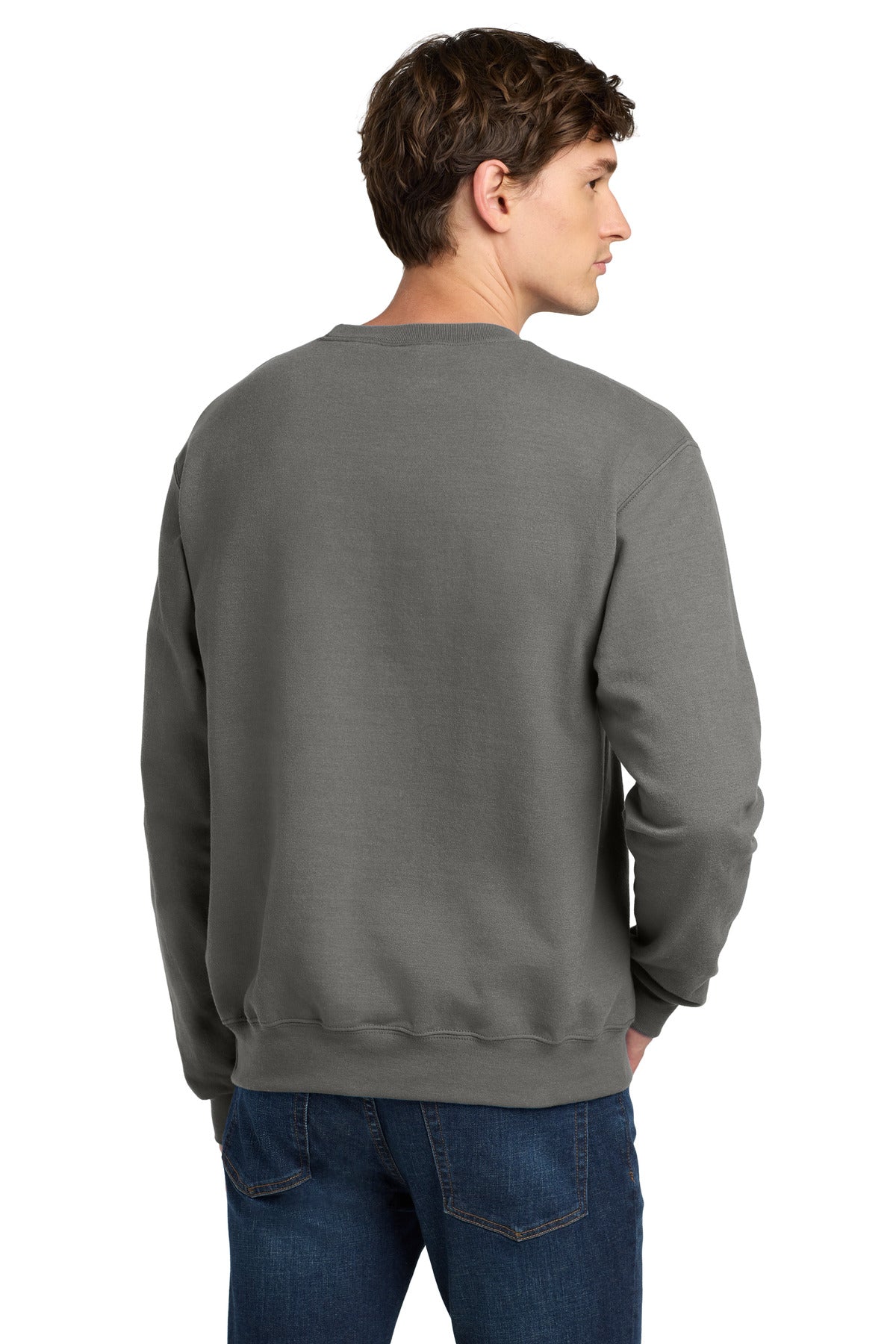 Custom Embroidered Champion Sweatshirts/Fleece in Stone Gray
