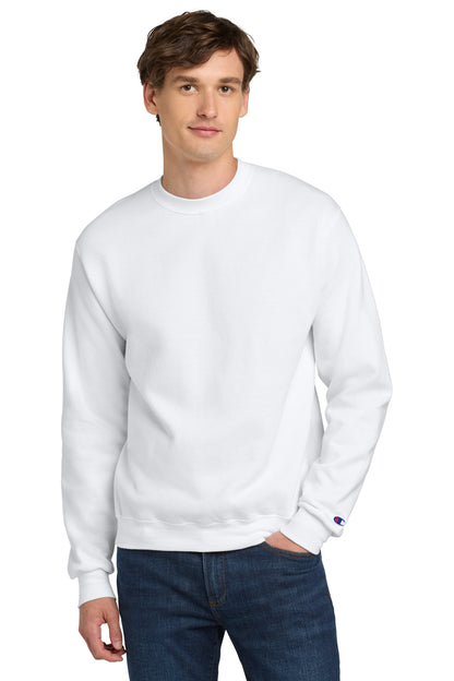 Custom Embroidered Champion Sweatshirts/Fleece in White