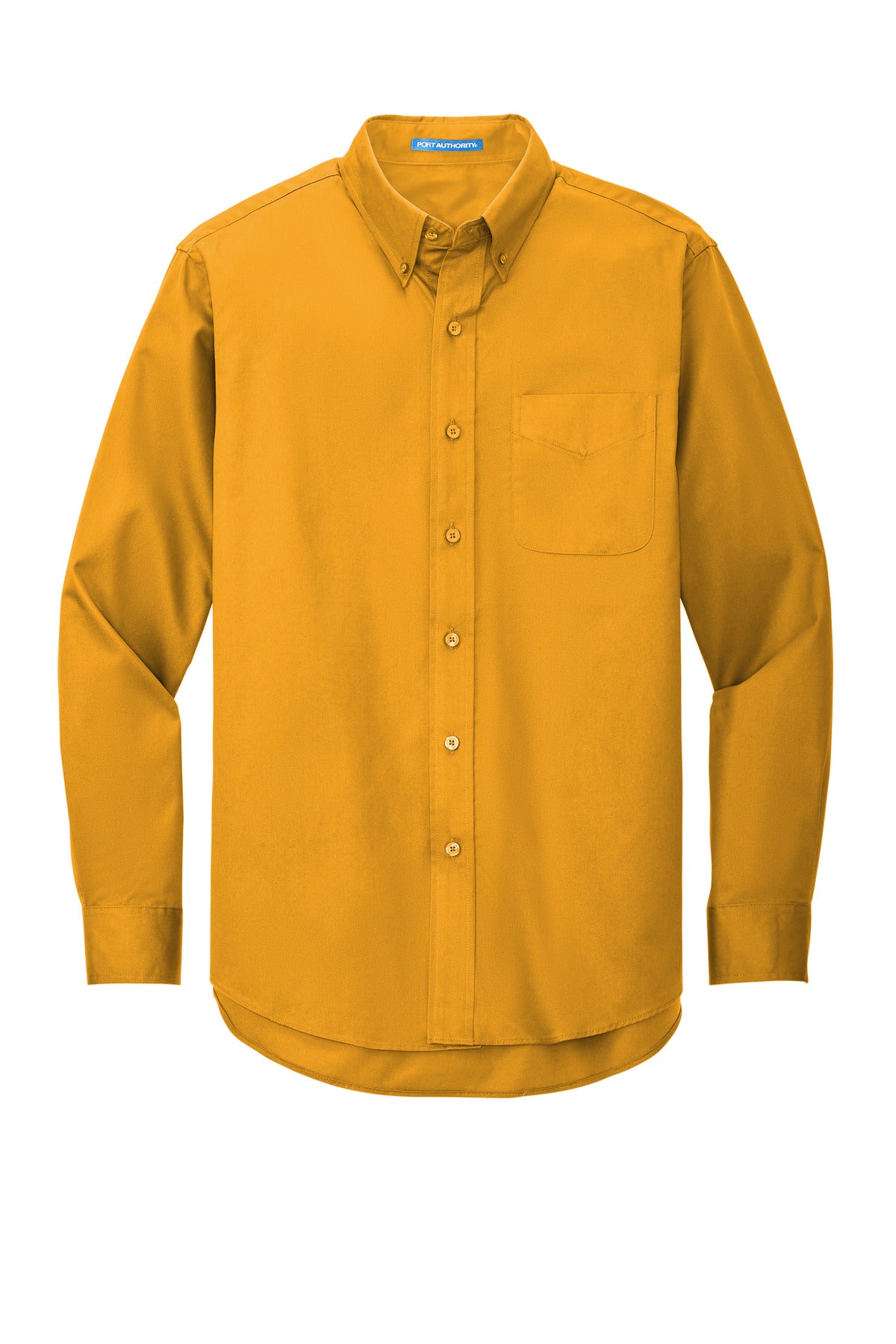 Custom Embroidered Port Authority Clothing Tops in Athletic Gold/ Light Stone