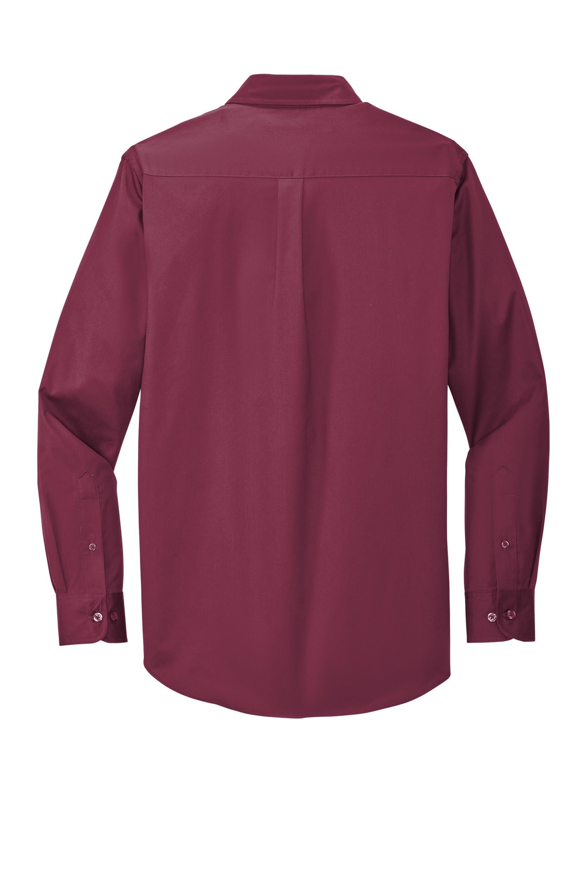 Custom Embroidered Port Authority Clothing Tops in Burgundy/ Light Stone