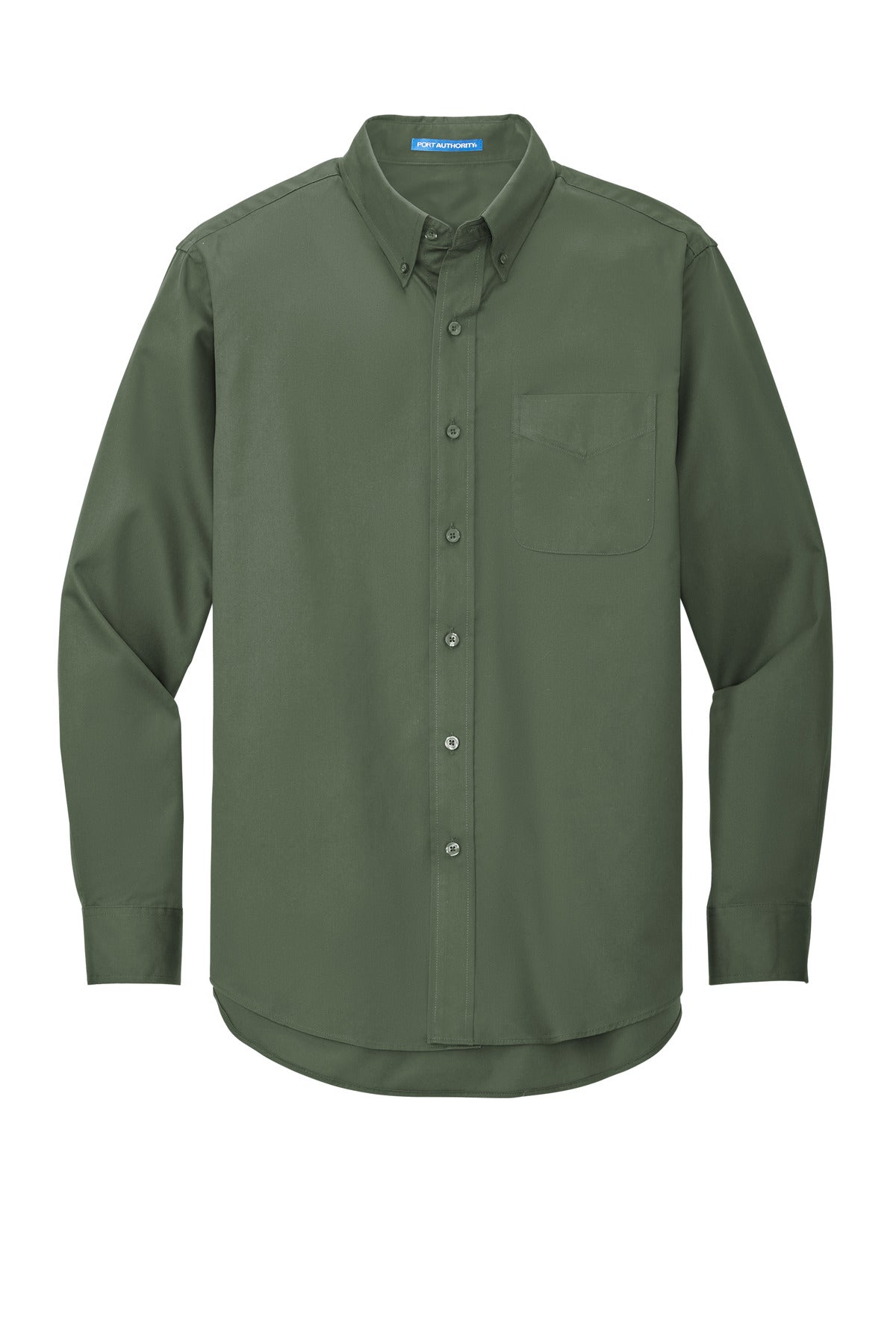 Custom Embroidered Port Authority Clothing Tops in Clover Green