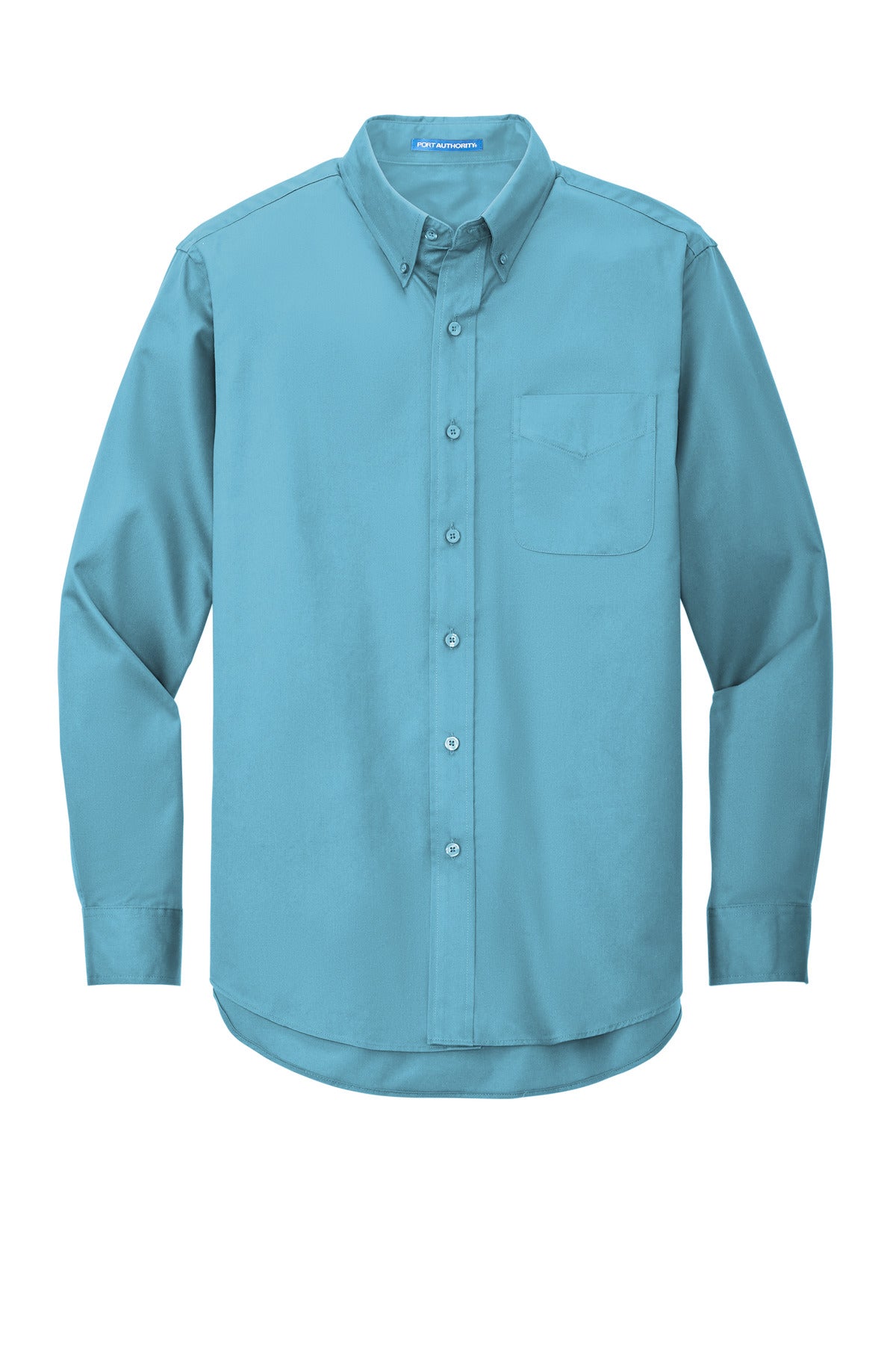 Custom Embroidered Port Authority Clothing Tops in Maui Blue