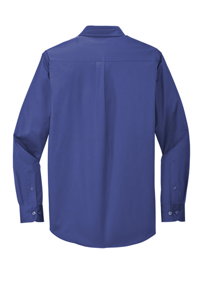Custom Embroidered Port Authority Clothing Tops in Mediterranean Blue