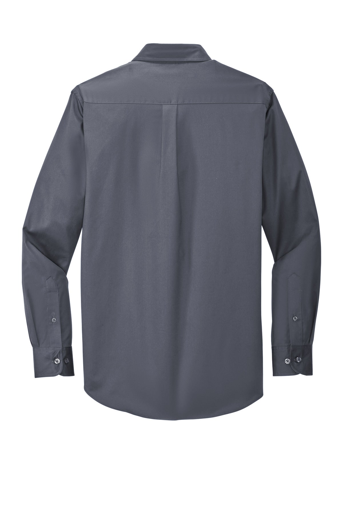 Custom Embroidered Port Authority Clothing Tops in Steel Grey/ Light Stone