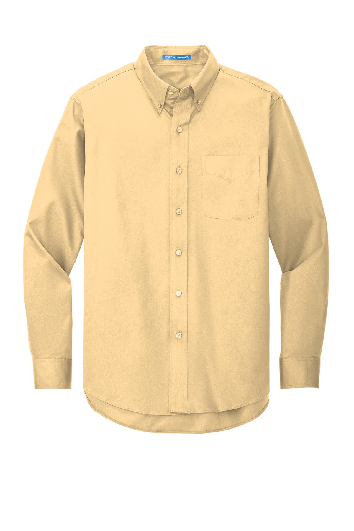 Custom Embroidered Port Authority Clothing Tops in Yellow