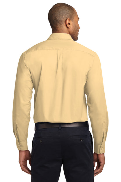 Custom Embroidered Port Authority Clothing Tops in Yellow