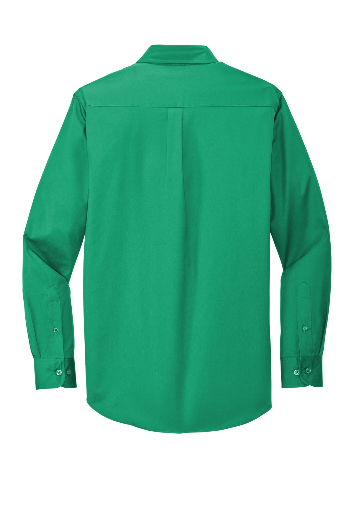 Custom Embroidered Port Authority Woven Shirts in Court Green