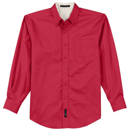 Port Authority Tall Long Sleeve Easy Care Shirt.  TLS608