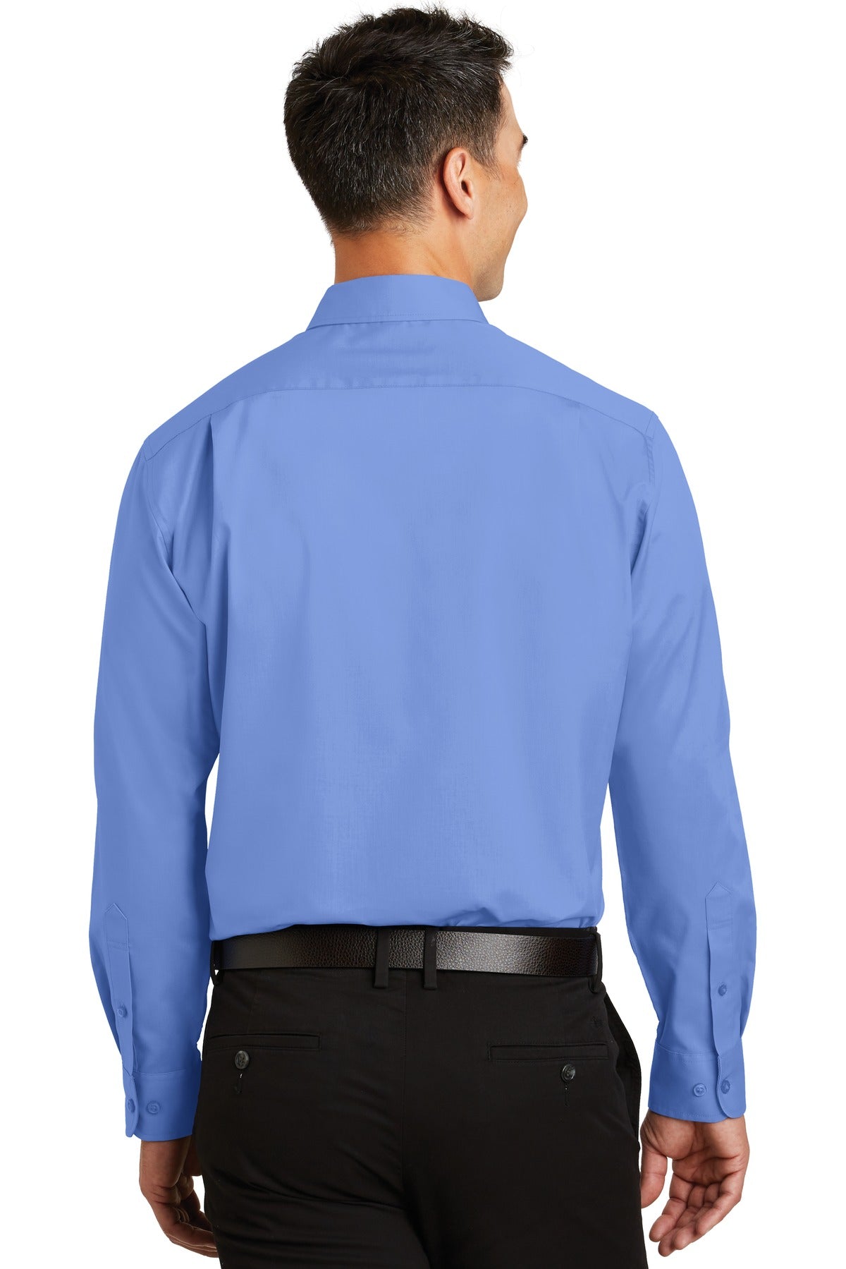 Custom Embroidered Port Authority SuperPro Twill Shirt. S663,Ultramarine Blue