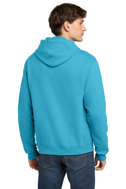 Custom Embroidered Champion Sweatshirts/Fleece in Blue Lagoon