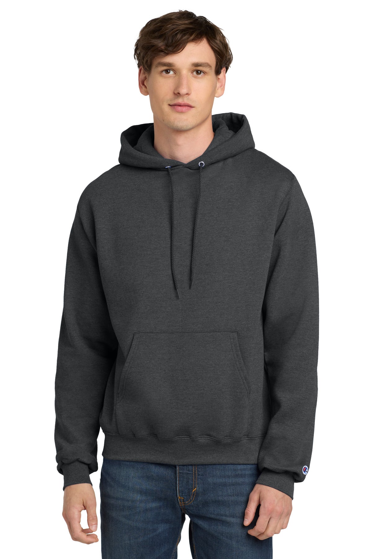 Custom Embroidered Champion Sweatshirts/Fleece in Charcoal Heather