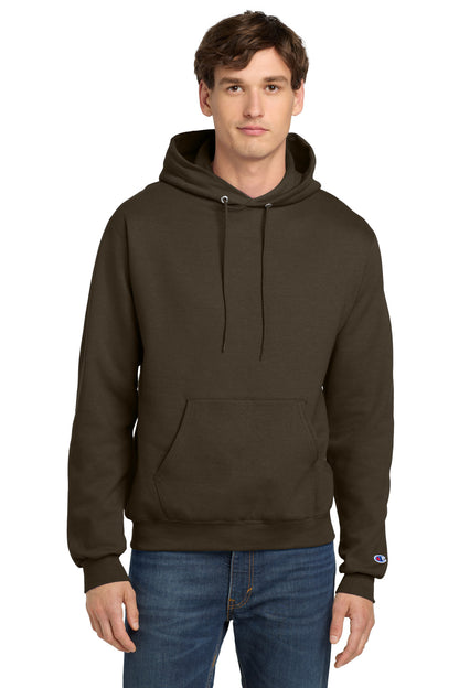 Custom Embroidered Champion Sweatshirts/Fleece in Chocolate Brown