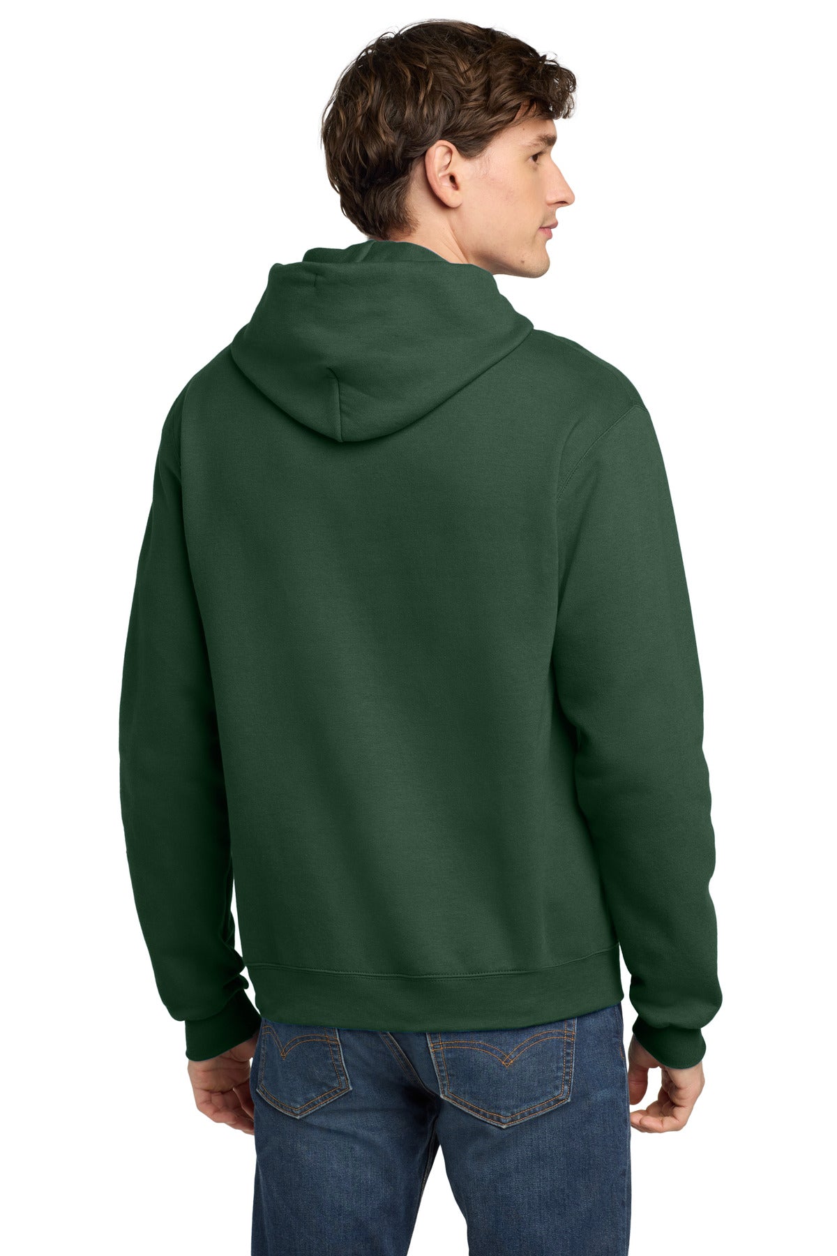 Custom Embroidered Champion Sweatshirts/Fleece in Dark Green