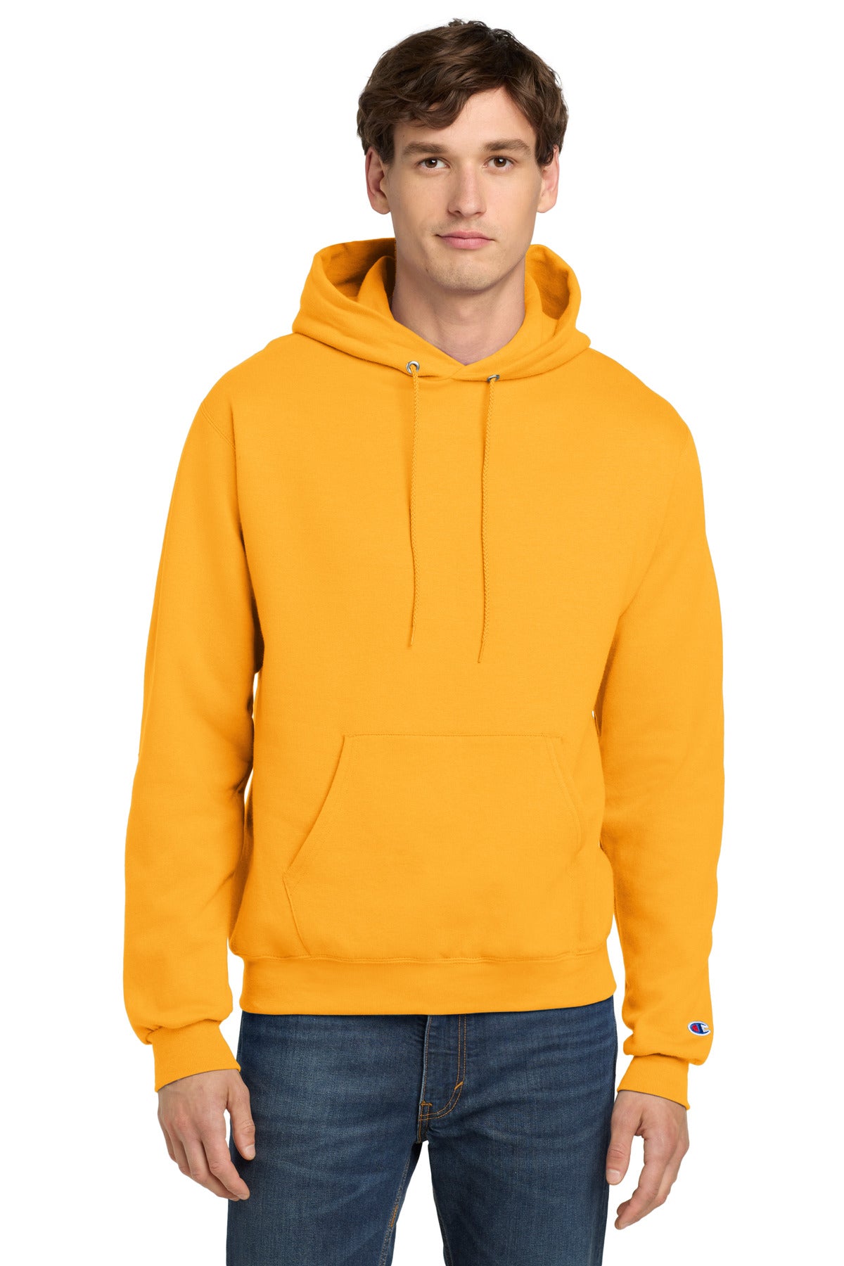 Custom Embroidered Champion Sweatshirts/Fleece in Gold