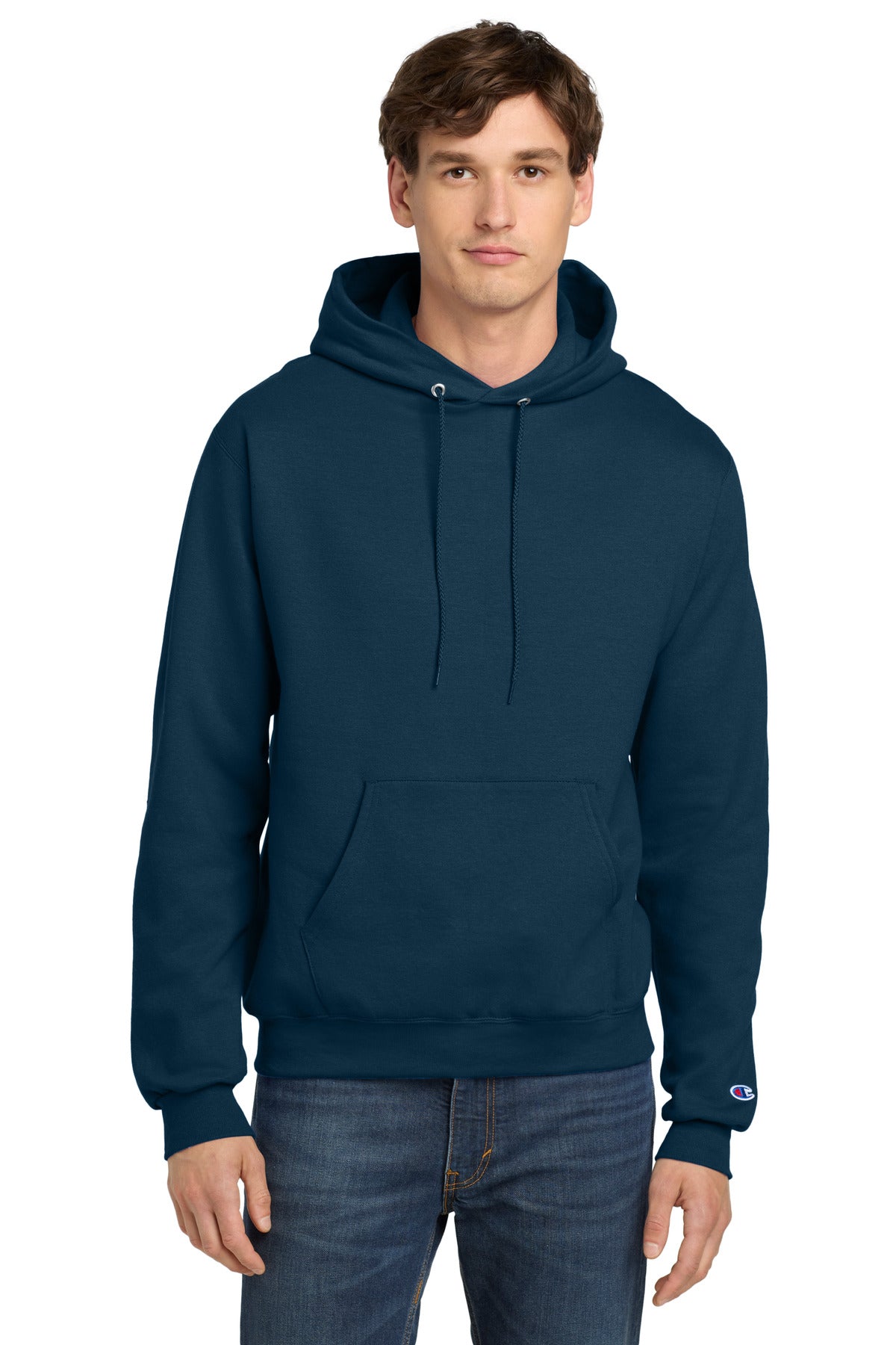 Custom Embroidered Champion Sweatshirts/Fleece in Late Night Blue