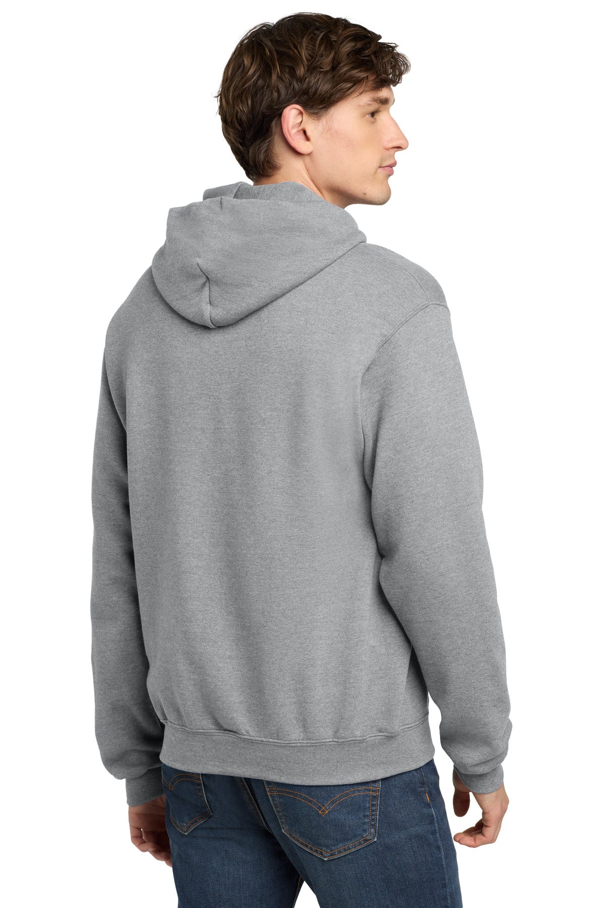 Custom Embroidered Champion Sweatshirts/Fleece in Light Steel