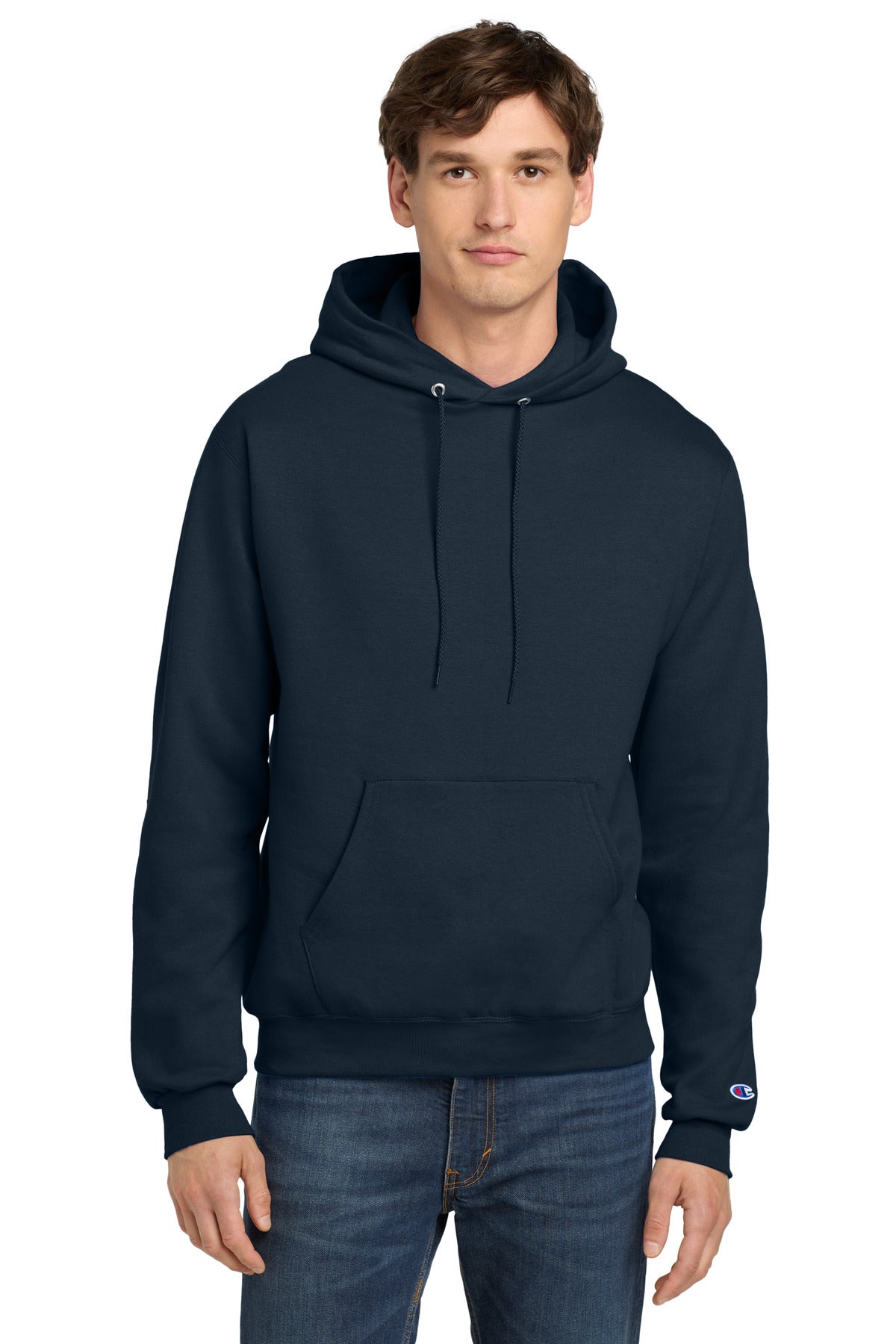 Custom Embroidered Champion Sweatshirts/Fleece in Navy