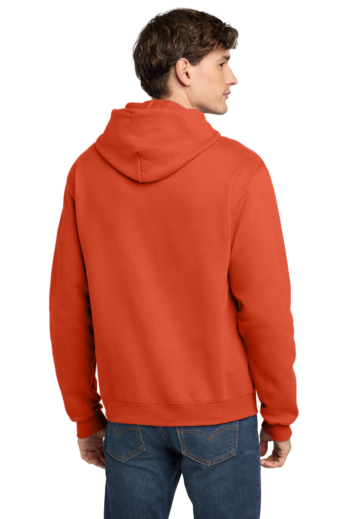 Custom Embroidered Champion Sweatshirts/Fleece in Orange