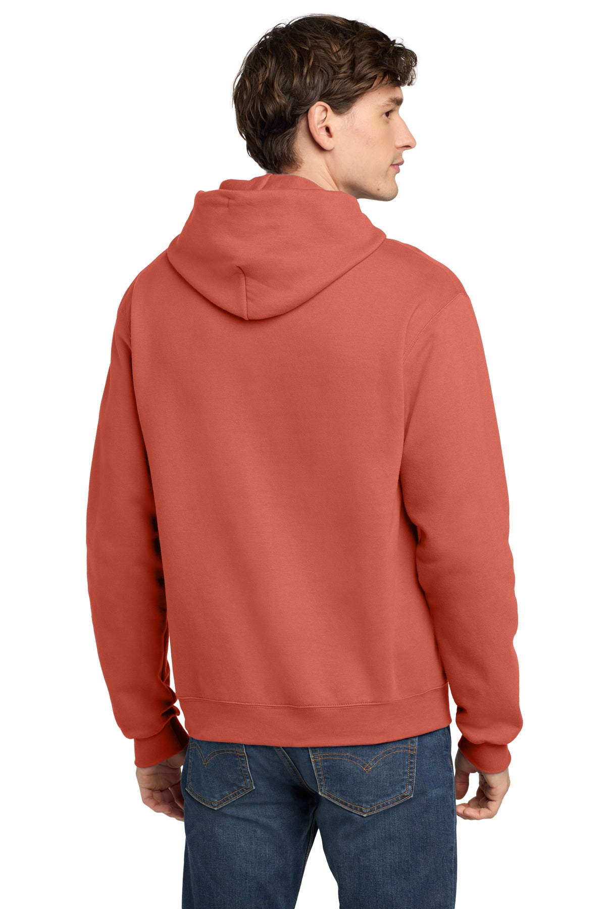 Custom Embroidered Champion Sweatshirts/Fleece in Red River Clay