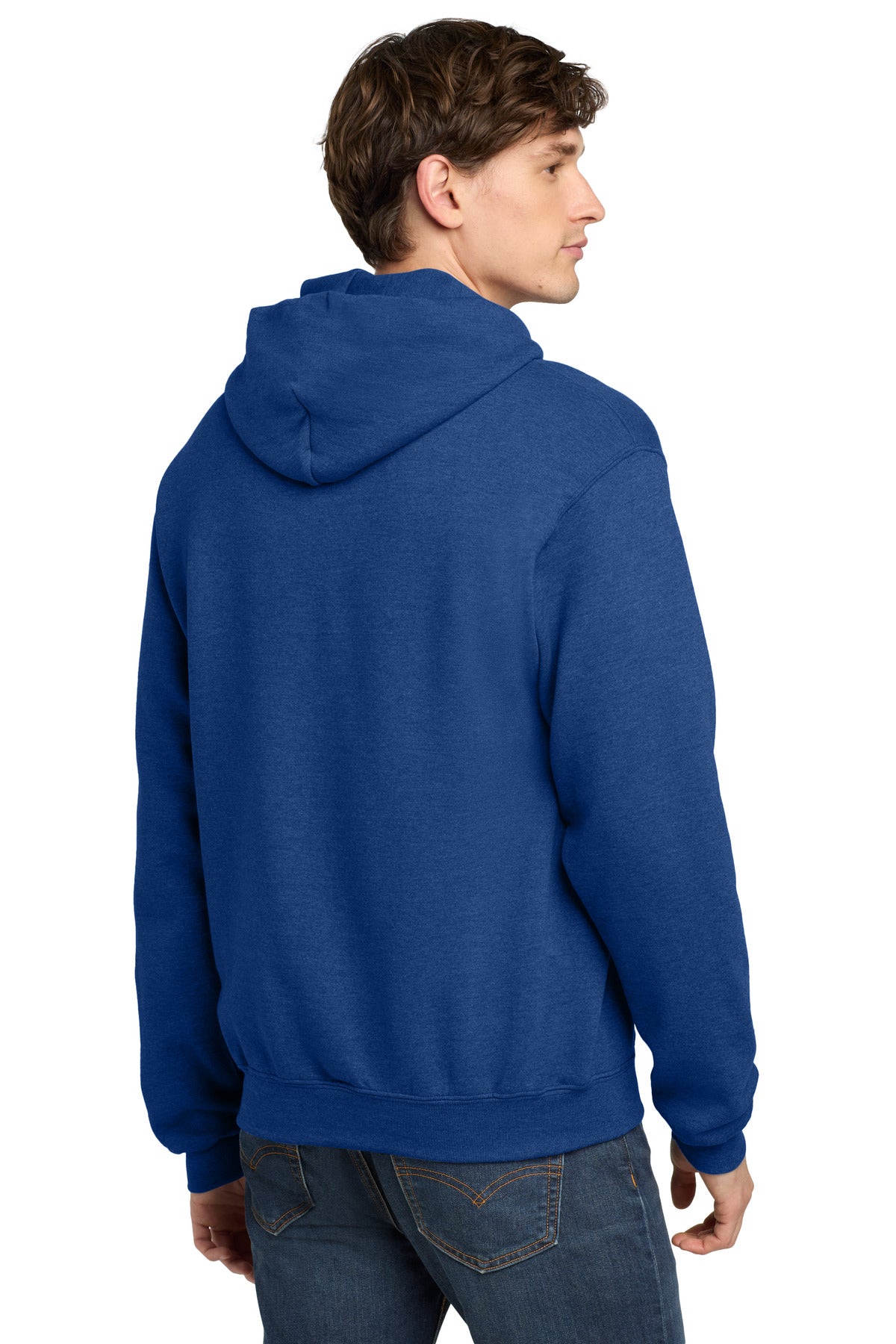 Custom Embroidered Champion Sweatshirts/Fleece in Royal Blue Heather