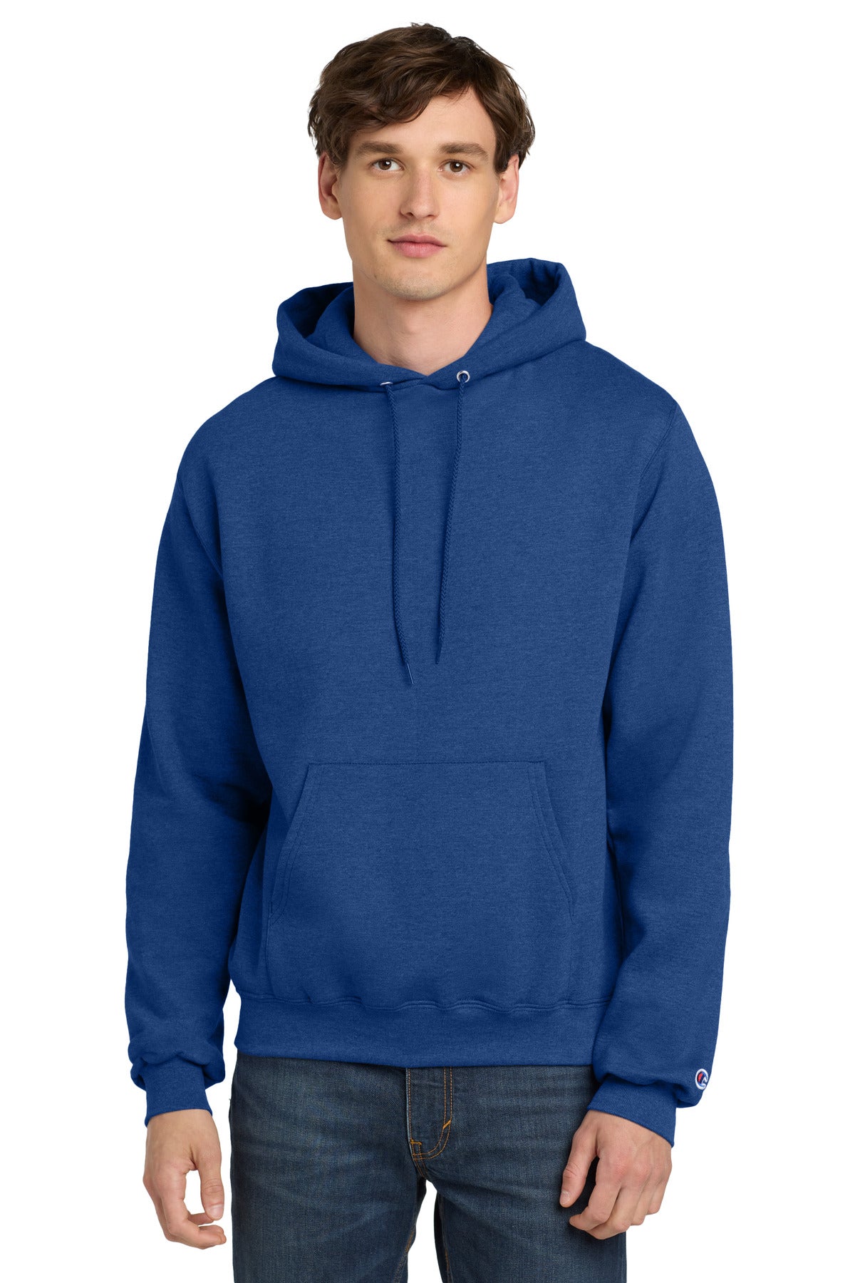 Custom Embroidered Champion Sweatshirts/Fleece in Royal Blue Heather