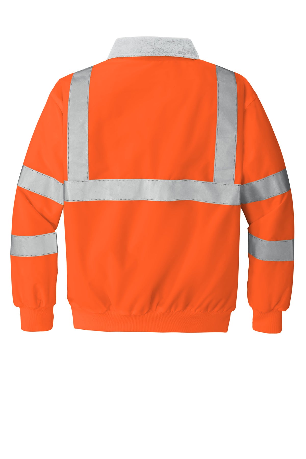 Custom Embroidered Port Authority Outerwear in Safety Orange