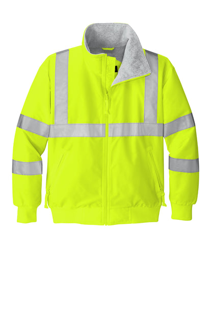 Custom Embroidered Port Authority Outerwear in Safety Yellow
