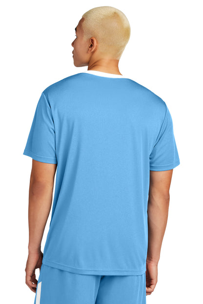 Custom Embroidered Sport-Tek Competitor United Crew ST100,Carolina Blue/ White