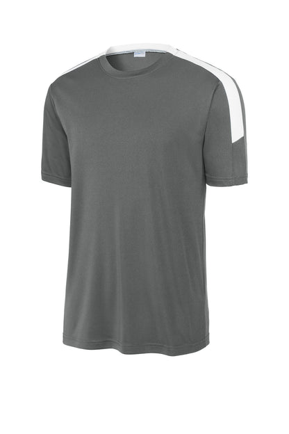 Sport-Tek Competitor United Crew ST100 Iron Grey/ White
