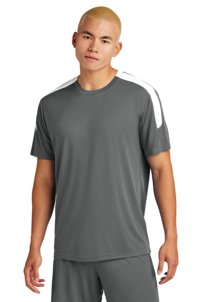 Sport-Tek Competitor United Crew ST100 Iron Grey/ White