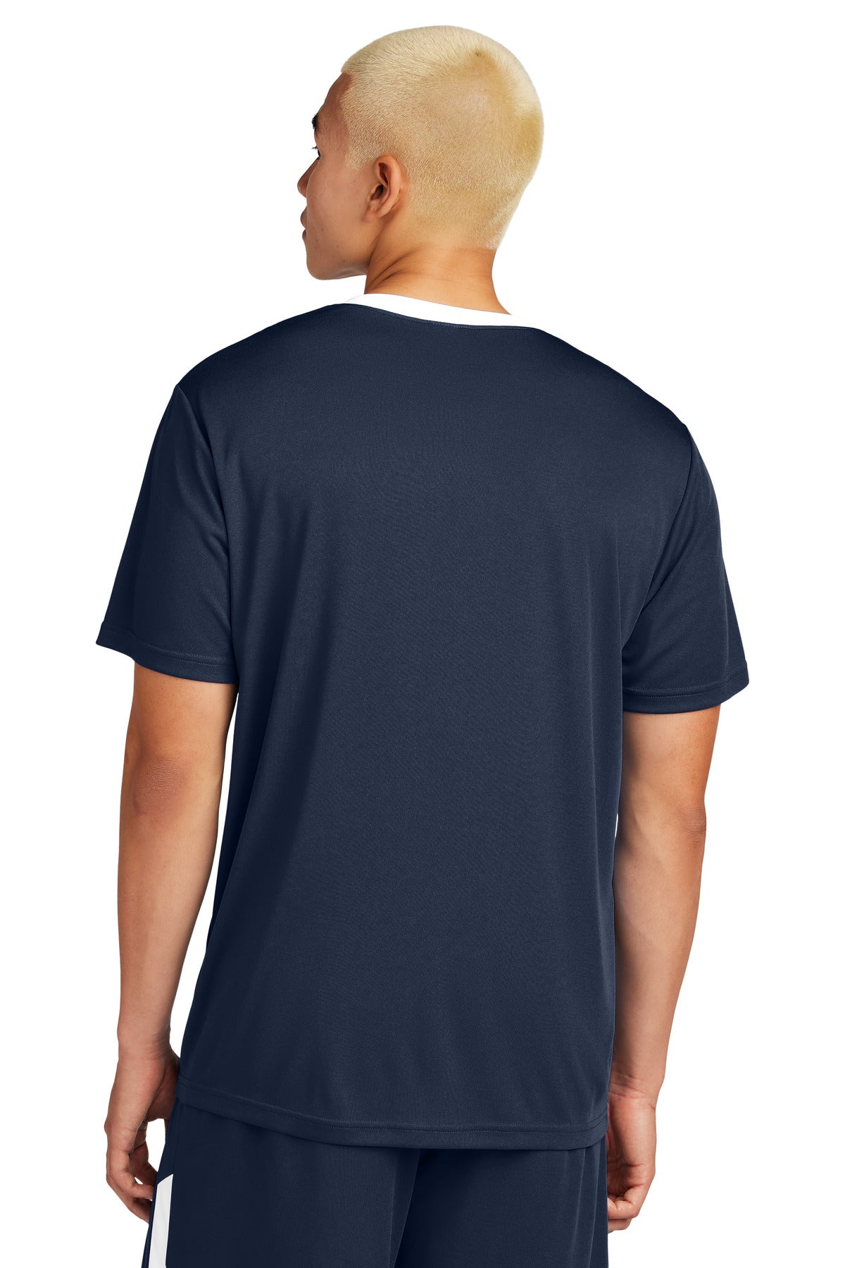 Custom Embroidered Sport-Tek Competitor United Crew ST100,True Navy/ White
