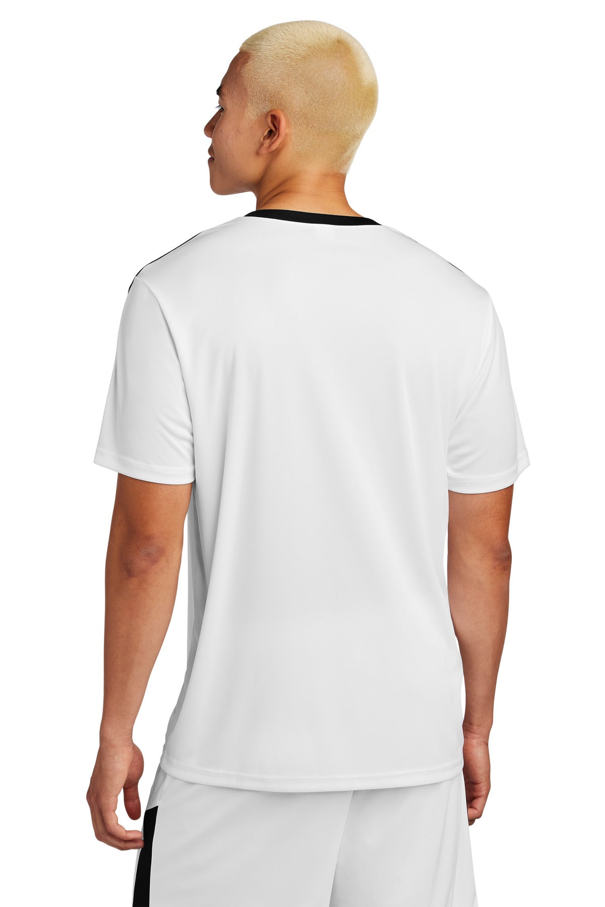 Custom Embroidered Sport-Tek Competitor United Crew ST100,White/ Black