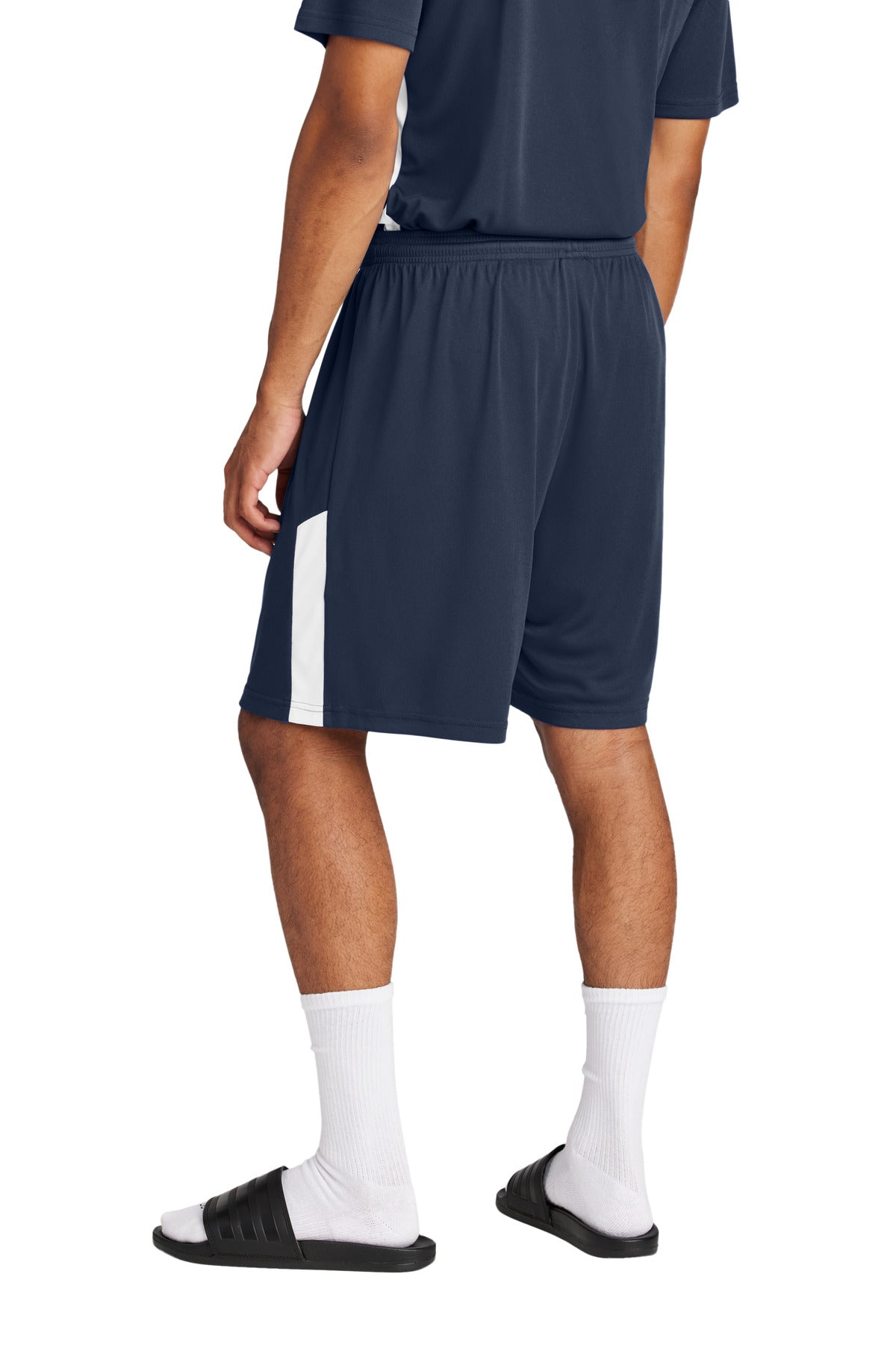 Custom Embroidered Sport-Tek Competitor United 7  Short ST103,True Navy/ White