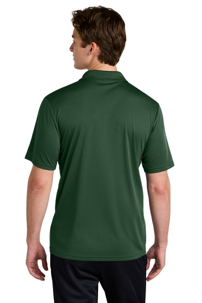 Custom Embroidered Sport-Tek Competitor United Polo ST104,Forest Green/ White