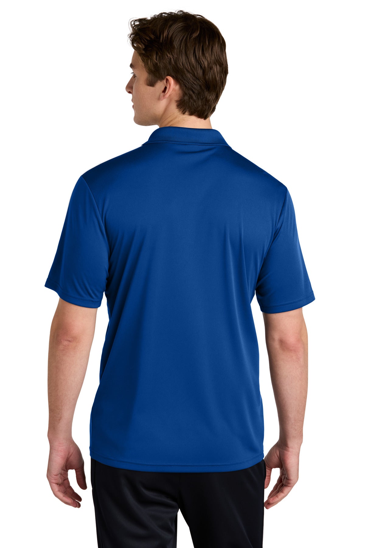 Custom Embroidered Sport-Tek Competitor United Polo ST104,True Royal/ White
