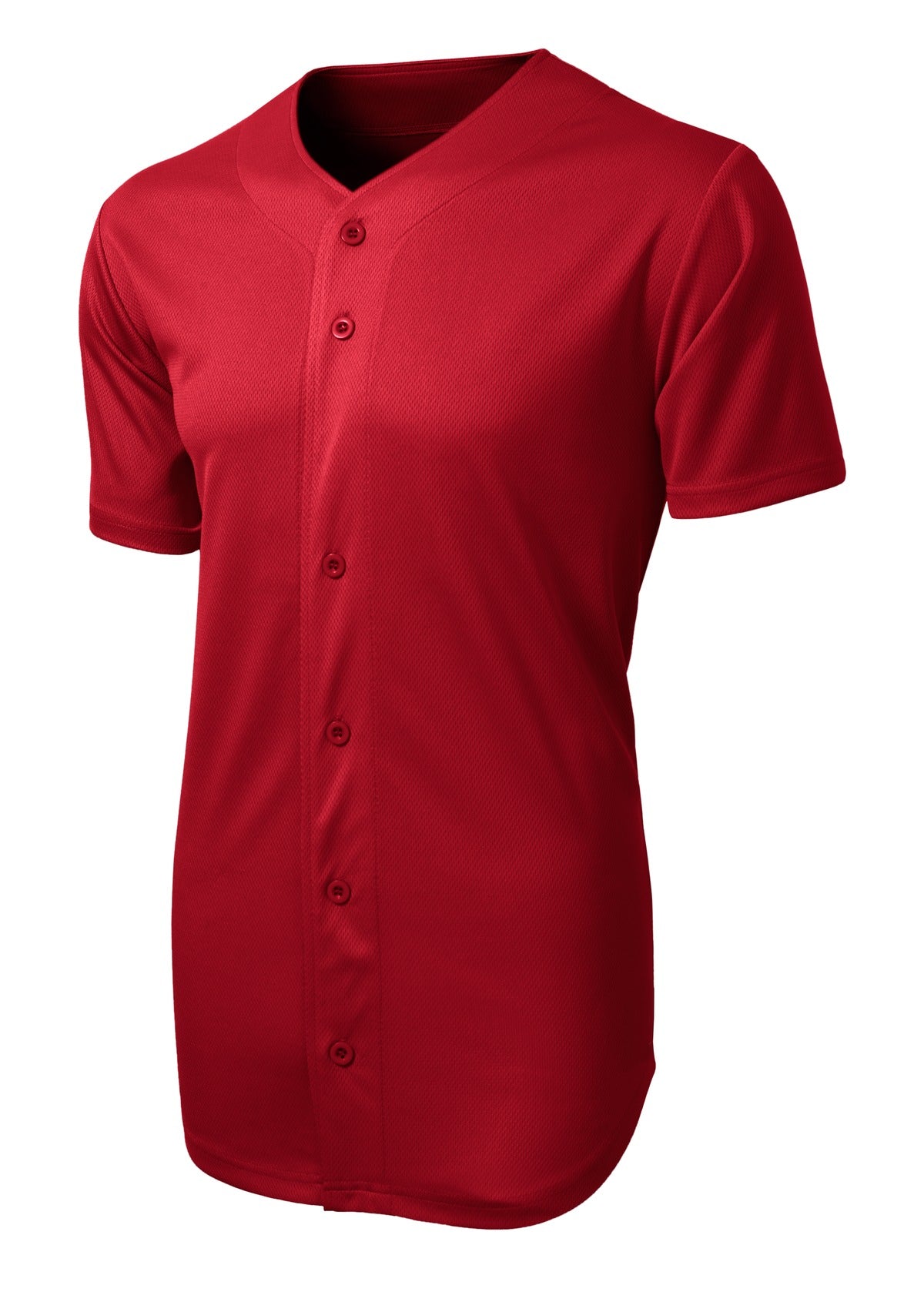 Sport-Tek PosiCharge Tough Mesh Full-Button Jersey. ST220