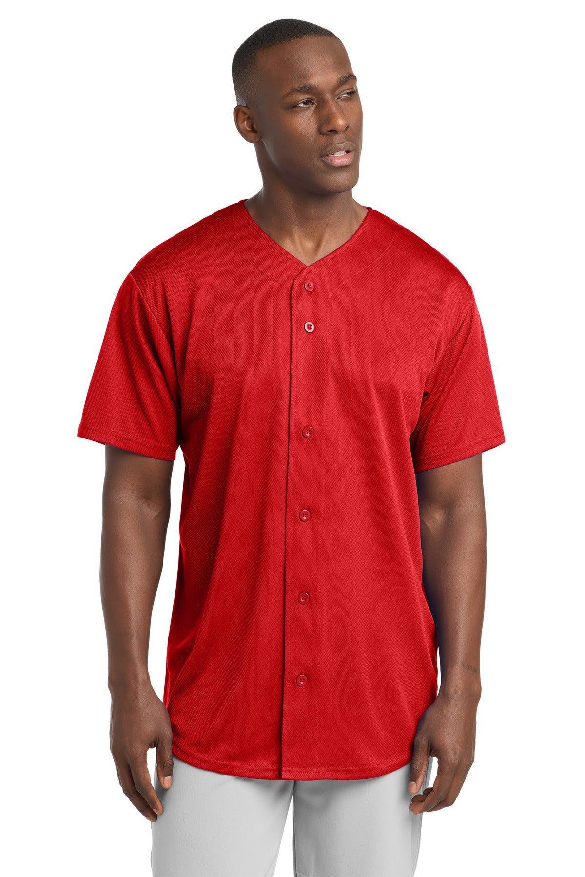 Custom Embroidered Sport-Tek Activewear in True Red
