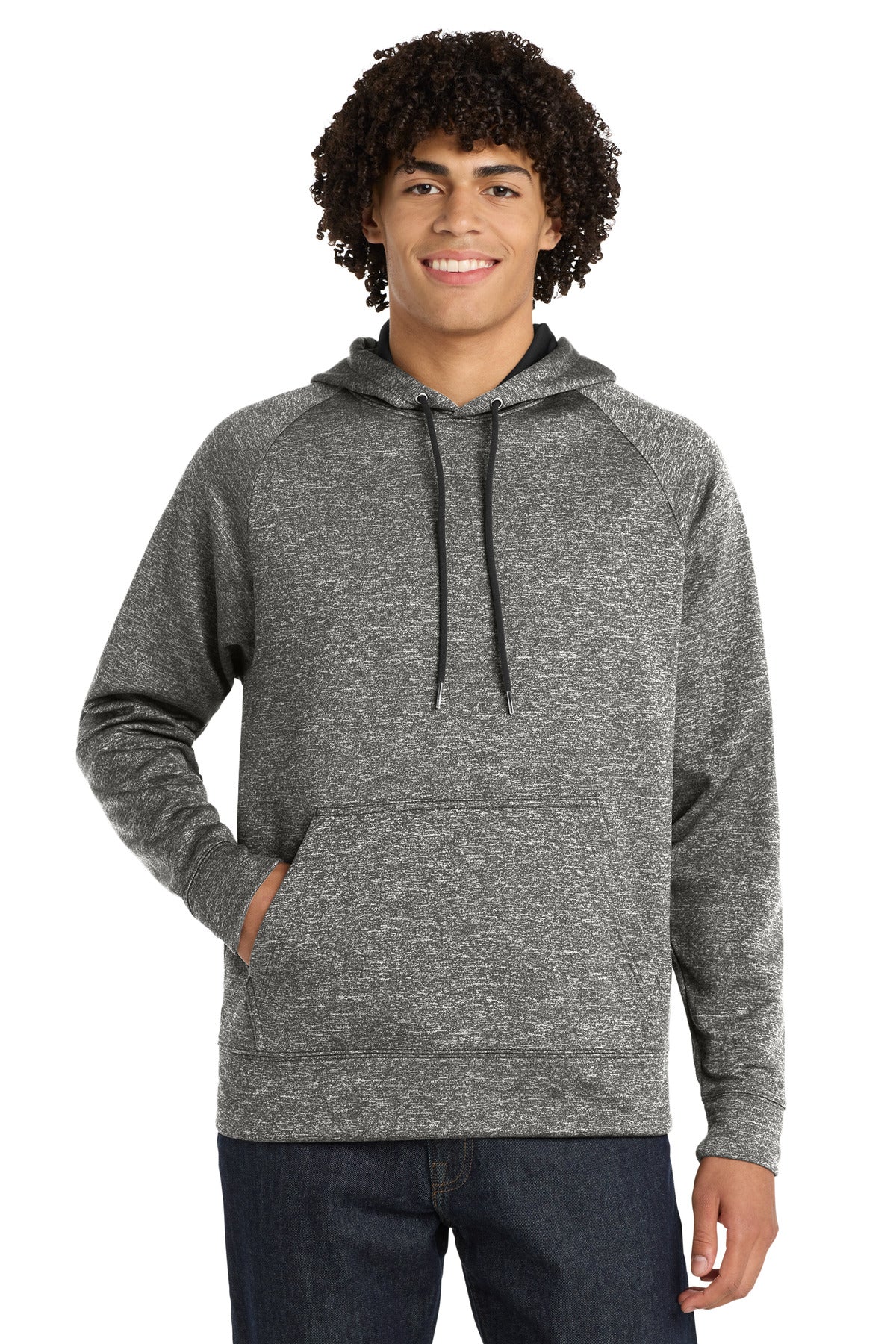 Custom Embroidered Sport-Tek Sweatshirts/Fleece in Black Electric